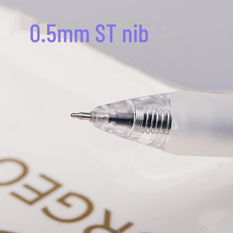 Черная быстросохнущая гелевая ручка толщиной 0,5 мм с силиконовым держателем — идеально подходит для студентов и подписей