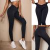 Rose Beauty AV Waist Running Gym Yoga Stretch Solid Wideband Taile Leggings Tights High Taille Slim Fitness Workout Брюки для женщин