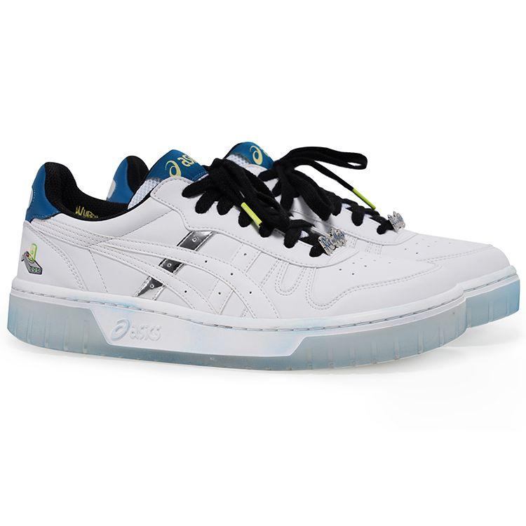 Asics Rick And Morty X Court Mz Ретро Повседневные Низкие Кроссовки Унисекс Кроссовки Белый Синий 1203A197-100