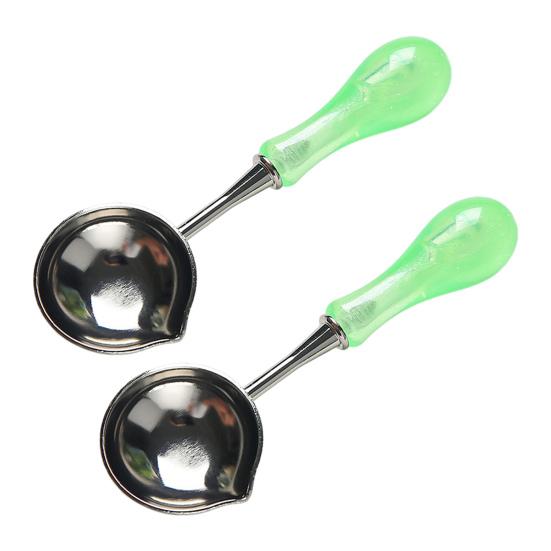 2 шт. ложка для печати воска, ложка для плавления воска, термостойкий винтажный конверт, сделай сам, поделка, приглашения на свадьбу, ложка для подогрева печати воска