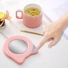 1 Pcs Cute Portable Thermos Cup Gadgets Home Thermos Cup Heater Smart Heating Coaster HMM