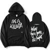 I'm A Killah Lady Gaga Hoodies Fashion Long Sleeve Sweatshirts Winter Autumn Fleece Women Pullovers Pocket Female Hoodie