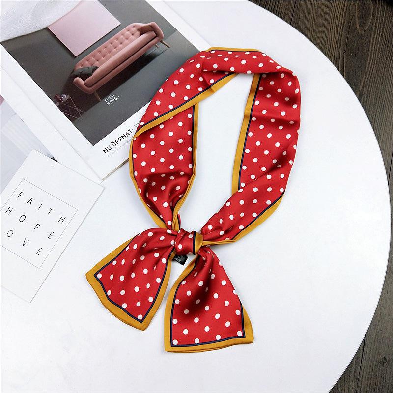 Pingjiao новый стиль весна и осень профессиональное украшение универсальный маленький шелковый шарф женский шарф узкий длинный ремень для волос галстук сумка пояс