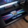 West Bromwich Albion Custom Large Mouse Pad, Personalized Name Text Print, Football Logo Non‑Slip Desk Mat Gaming Gift