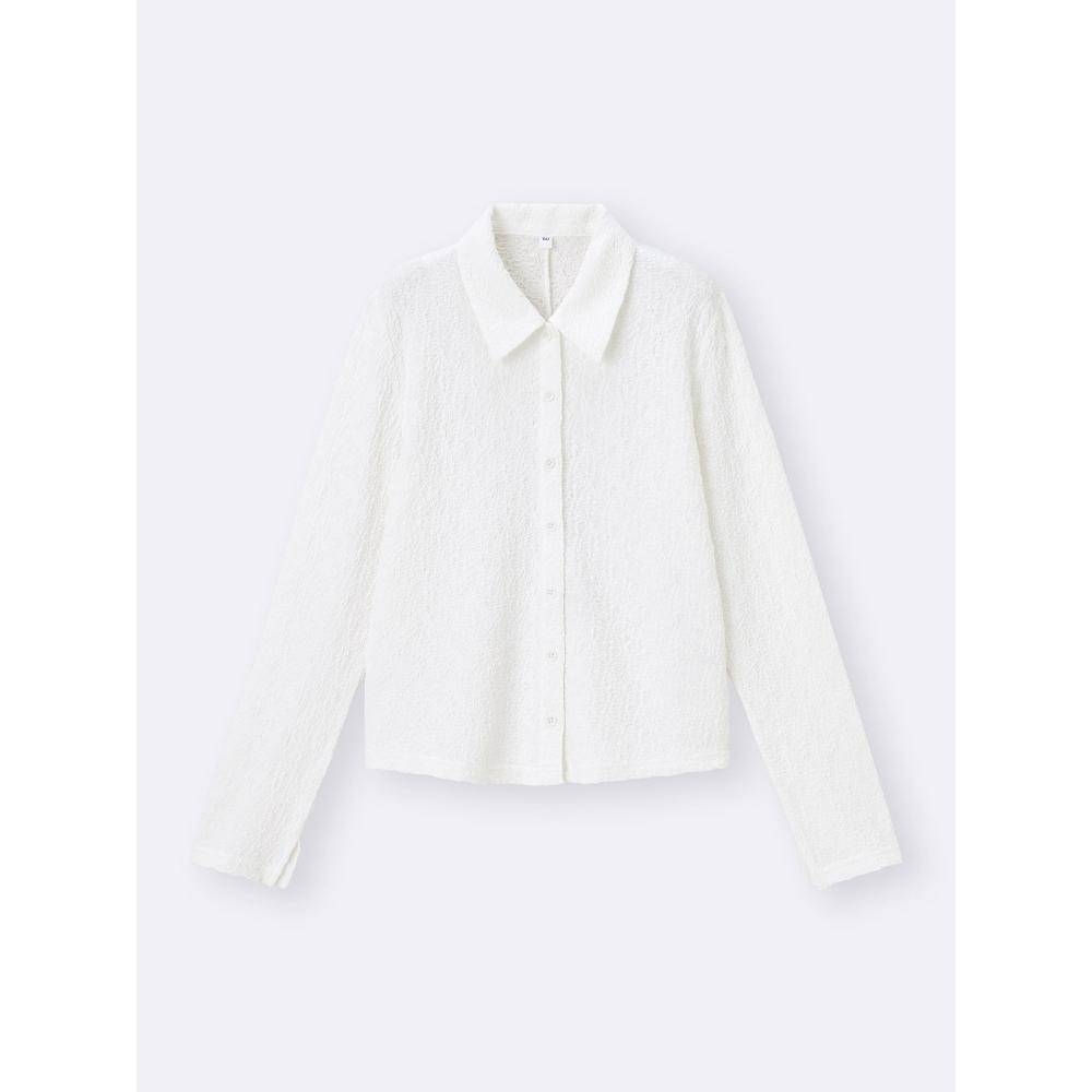 GU by Uniqlo Фактурный кардиган поло+e