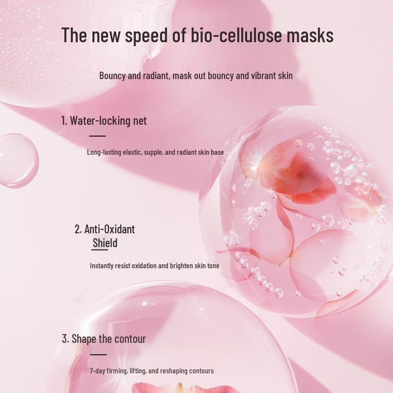 Восемь Чашек Сияющая Гиалуроновая Кислота Увлажняющая и Осветляющая Ночная Тканевая Маска