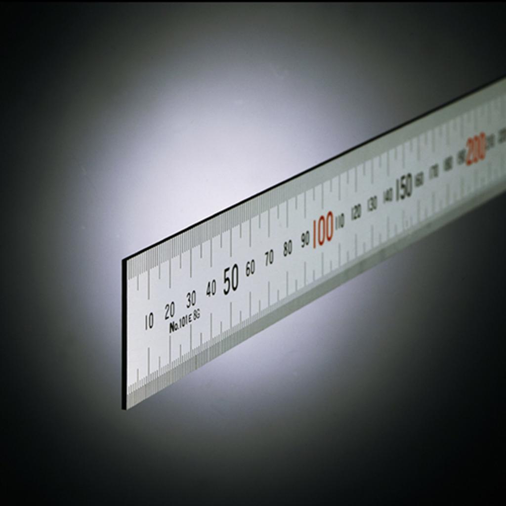 Shinwa Sokutei Straight Measure Silver 60cm JIS Class 1 13021