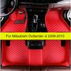 Роскошные Кожаные Автомобильные Коврики Напольный Ковер Коврики Для Mitsubishi Outlander xl 2008 2009 2010 Авто Аксессуары Fot Коврики 100% Совпадение