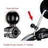 1 inch Ball Head Mount Adapter Motorcycle Bicycle Clip Clamp Rearview Mirror 25mm/17mm Ball Bracket Holder Mounts Accessories