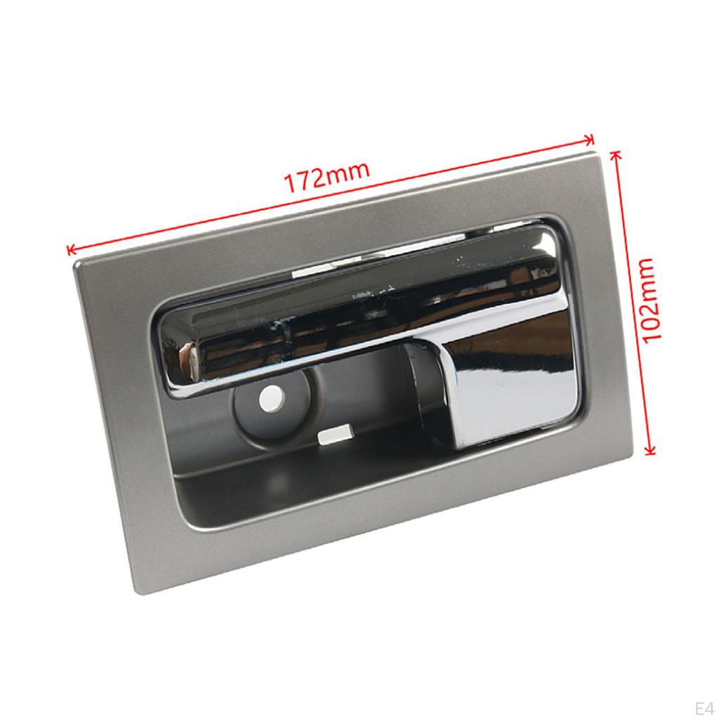 Дверная ручка автомобиля, внутренняя, простая в установке, деталь автомобиля, серая, профессиональные запасные части