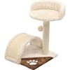 VidaXL Cat Tree with Sisal Scratching Post 40 Cm Beige and Brown