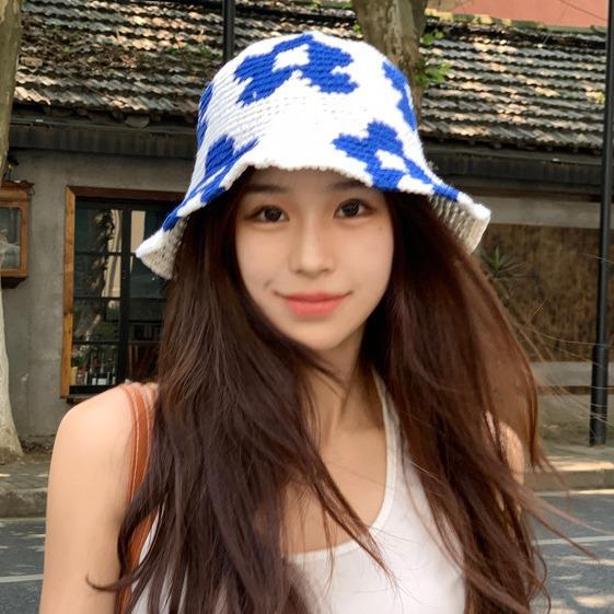 Весна и Лето Нишевый Дизайнер Хлопок Ручная Вышивка Цветы Панама Женская Пляжный Отпуск Солнцезащитная Шляпа