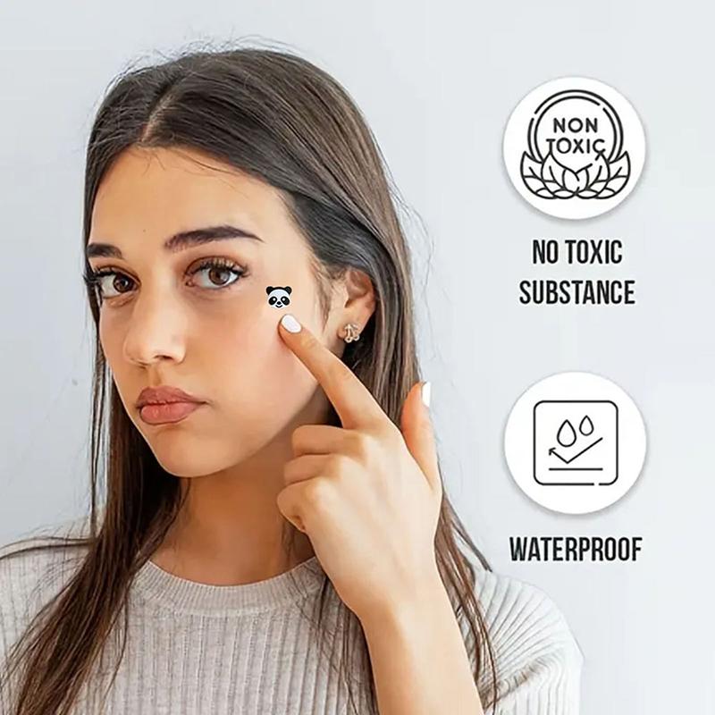 100 шт., пластырь от прыщей Panda, цветные невидимые наклейки для удаления прыщей, средства по уходу за кожей, корректор, косметический макияж для лица