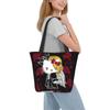 Сумка Yoshikitty Eco Tote через плечо, большая вместимость, для шопинга, для магазинов, многофункциональная, портативная, складная, для хранения, ширина 28 x высота 33