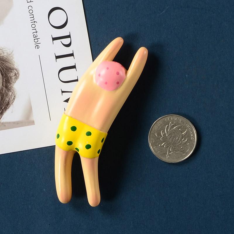 Cartoon European Jesus Van Gogh Mona Lisa Yoga Charming Legs 3D Resin Magnet Fridge Magnets Room Decoration Refrigerator Sticker