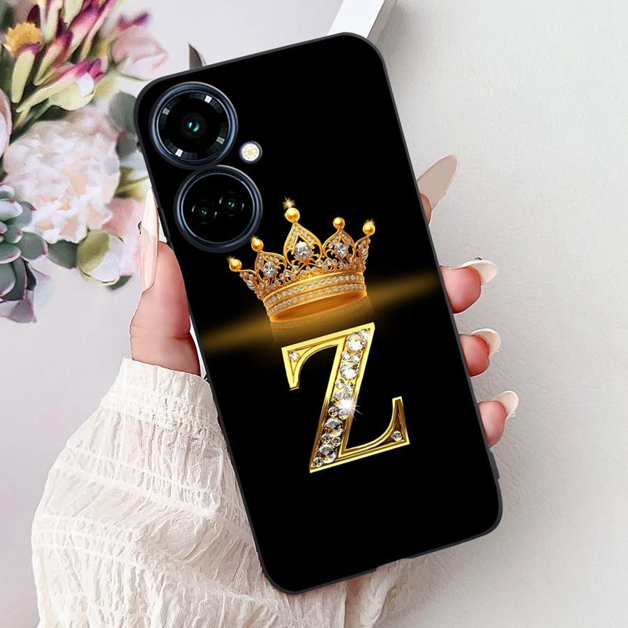 Чехол для Tecno Camon 19 Pro Ударопрочный Корона Буква Мягкий Силикон Funda для Tecno Camon19 Neo 19Pro Задняя Крышка Camon 19NeoFundas