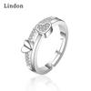 Классическое кольцо Lindon из медного сплава с цирконием, женские ювелирные изделия, свадебный подарок для вечеринки