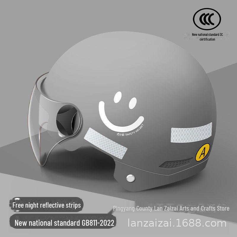 All-Season Electric Bike & Motorcycle Helmet, 3C Certified, Free Shipping, Unisex