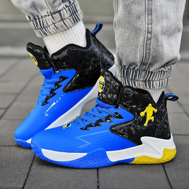 Новые мужские баскетбольные кроссовки Оригинальные Профессиональные Высококачественные Дышащие Баскетбольные Ботинки Удобная Спортивная Амортизация Нескользящие