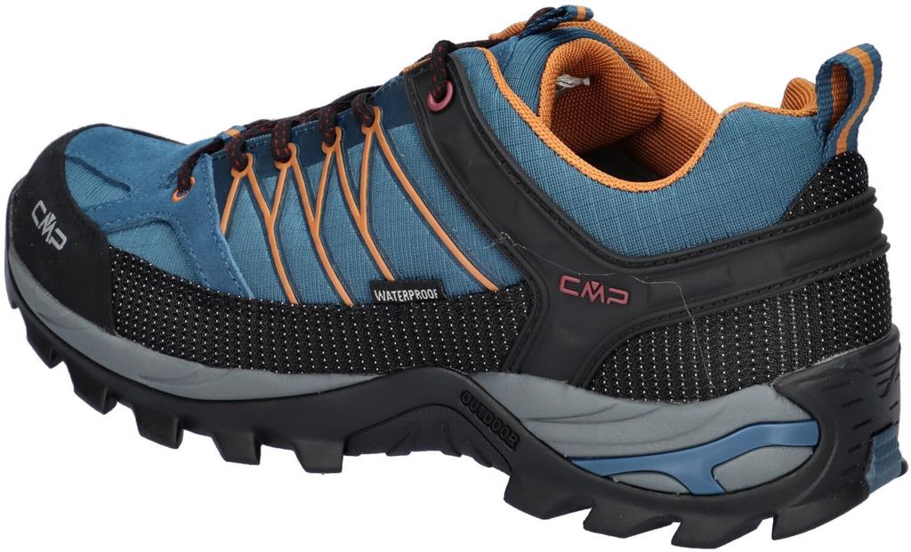 CMP Rigel Low Trekking Shoes (3Q54457) Wp 3q54457 Hiking Shoes Ocean Mustard