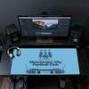 Коврик для мыши Man City, Большой игровой коврик для стола, Нескользящий XXL коврик для мыши для ноутбука и планшета, Игровой коврик для мини-ПК со прошитыми краями