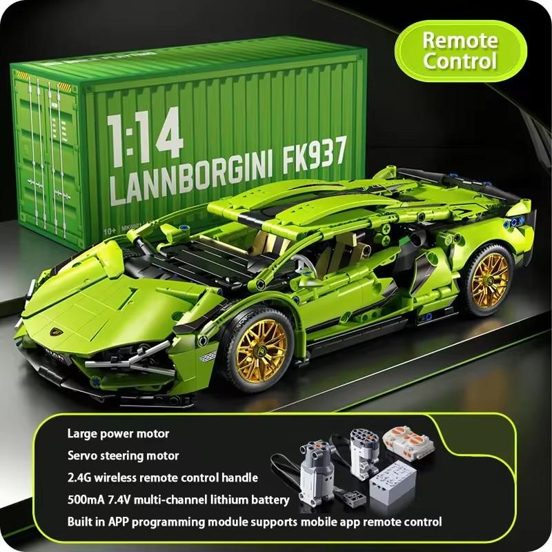 Technical Super Racing Car Building Blocks for Adults, Famous Sports Car Model Bricks, Assembly Toys, Holiday Gift, MOC