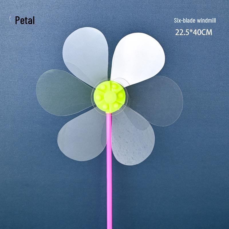 Большая прозрачная вращающаяся ветряная мельница из ПВХ - своими руками для детей, украшение на открытом воздухе