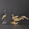 Zinc Zinc Zinc Alloy Aromatherapy Furnace Auspicious Home Decor Crafts Phoenix Figurine Incense Stick Holder