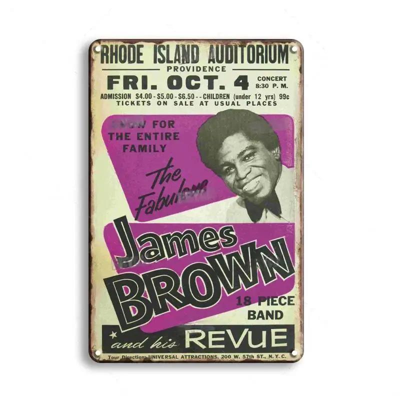 Винтажная классика Рок-группа Искусство Металлический постер Жестяная вывеска Музыкальный бар Паб Клуб Ретро Мужская пещера Гостиная Мастерская Декоративные таблички