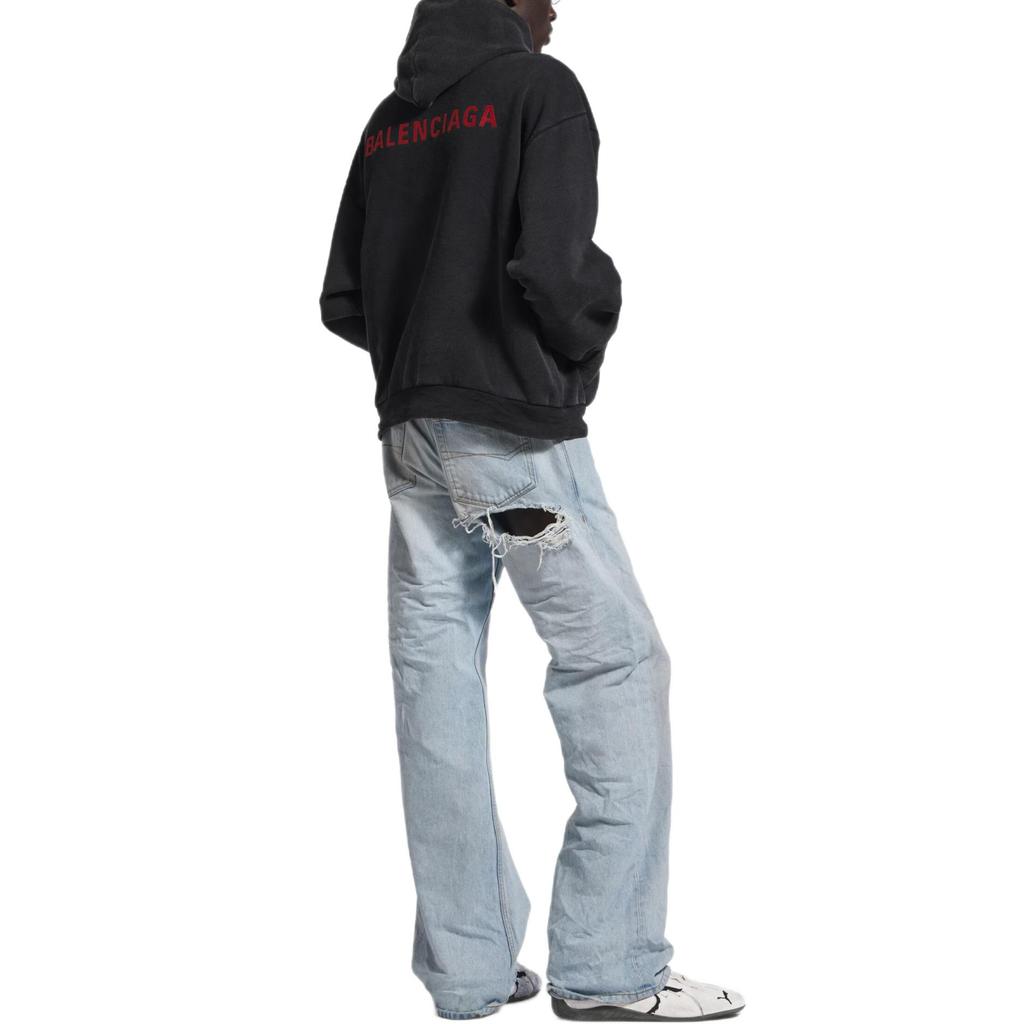Balenciaga Logo Embroidered Medium Fit Hoodie 767877TTVJ28483