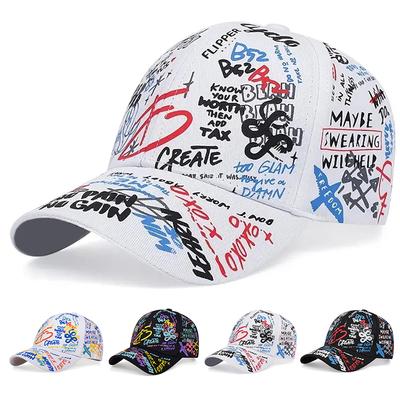 Бейсболки Snapback унисекс с принтом в виде букв и граффити для весны и осени, регулируемые повседневные шляпы для активного отдыха, солнцезащитная шляпа