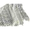 Vivienne Cafe Curtain Fibranche Series Embroidered Noren WK1950U2 (Vivienne) [Lace 90x120cm] Off-White