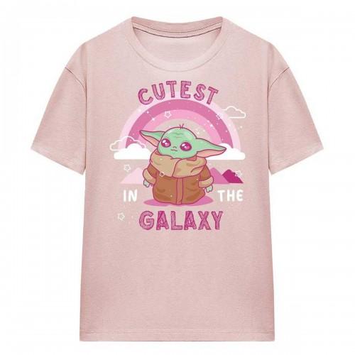 Star Wars: The Mandalorian Womens/Ladies Cutest In The Galaxy Grogu T-Shirt