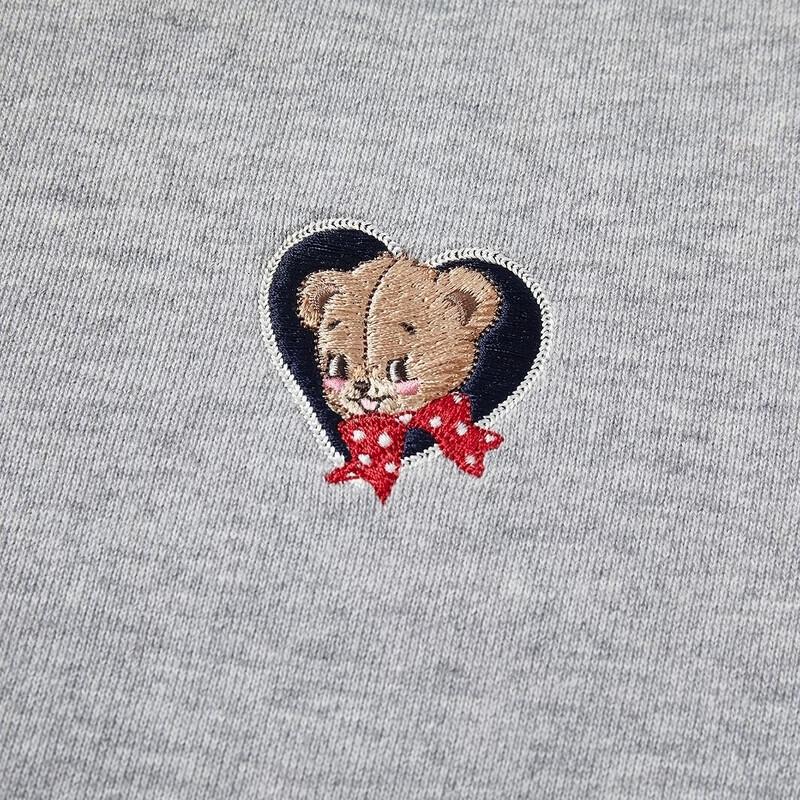 Teenie Weenie Bear Letter Hooded Sweatshirt