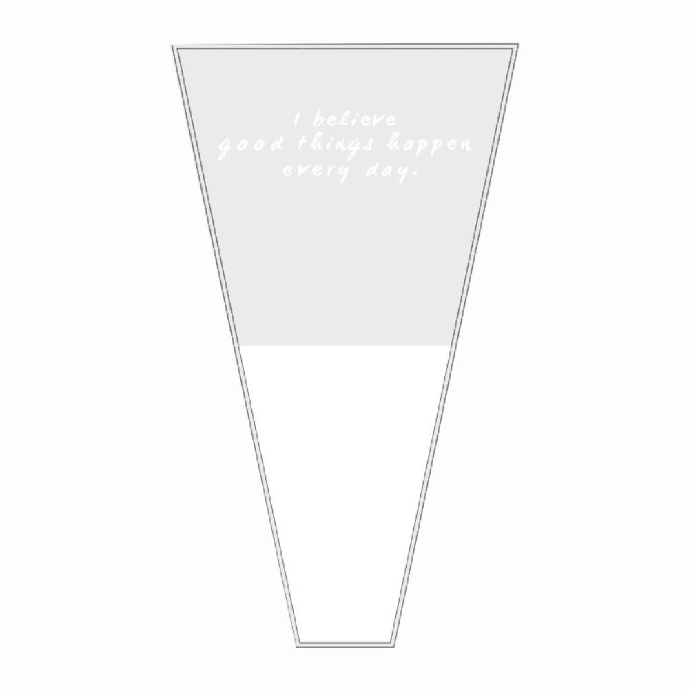 50PCS Packing Material Bouquet Wrapping Paper Transparent Flower Paper Bag Mother's Day