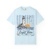 Lighthouse Sunset "Let Your Light Shine" T-Shirt | Coastal Nautical Tee