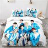 Korean Singer Group Got7 3D Pattern Duvet Cover Sets Pillowcase Bedding Set Twin Full Queen King Size for Bedroom Decor 2/3PCS