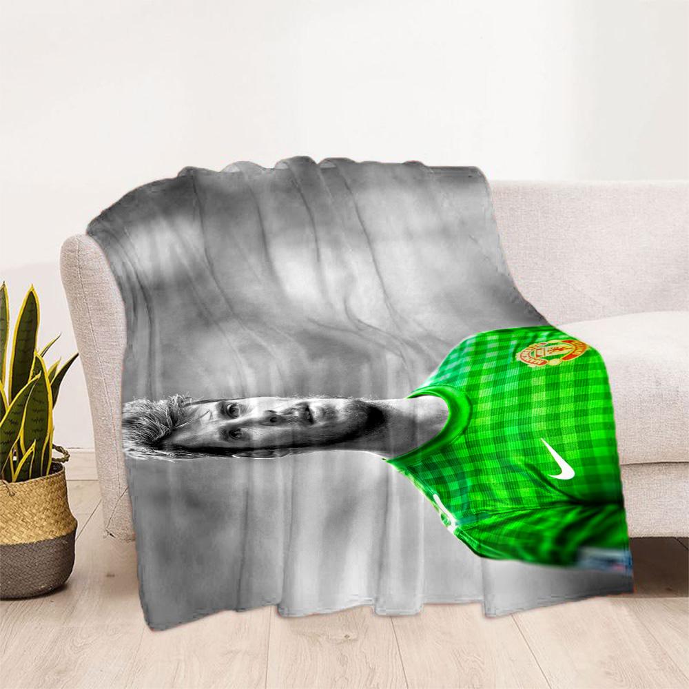 Goalkeeper Green Jersey Blanket Soft Warm Cozy Suitable for Chair Office Livingroom for All Occasions Modern Suitable for Gifting Relatives and Friend