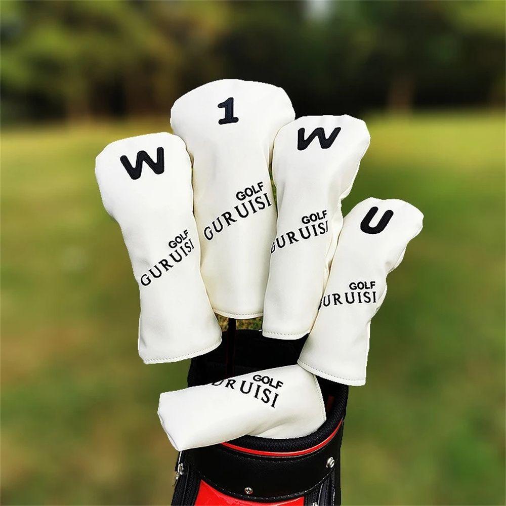 Clubs Hybrid Waterproof Golf Club Headcover Golf Headcovers Golf Club Protector Wood Head Covers