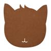Cat Shape Anti Static Felts Table Mouse Pad Office Dust Proof Desk Pads Coffee