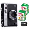 Fujifilm Гибридная черная камера моментальной печати Instax Mini EVO + 2 мини-упаковки моментальных пленок.