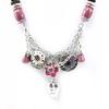 [G0190] - Pink 'Bouquet Fleury' Designer Necklace