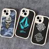 Известный чехол для телефона V-VOLCOMs с изображением скейтборда для iPhone 11 12 13 14 15 16 Pro Max Mini Plus, мягкий кожаный чехол