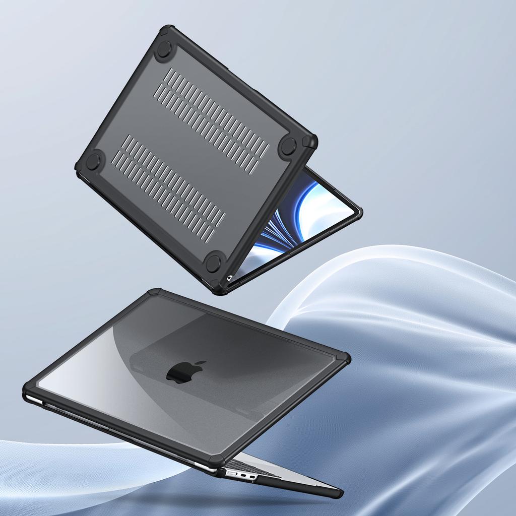 DUX DUCIS LCGM Series Glossy Case for Macbook Air 15 Inch (2025)/(2024) A3114/(2023) A2941 TPU+PC Protective Shell