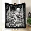 Kids' DIY Coloring Flannel Fleece Blanket - Soft, Skin-Friendly Nap Blanket