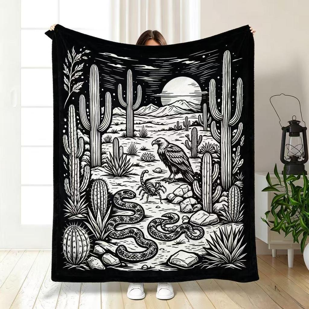 Kids' DIY Coloring Flannel Fleece Blanket - Soft, Skin-Friendly Nap Blanket