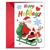 10 Cartoon Christmas Greeting Card Envelopes Set With A Variety Of Creative Christmas Greeting Cards