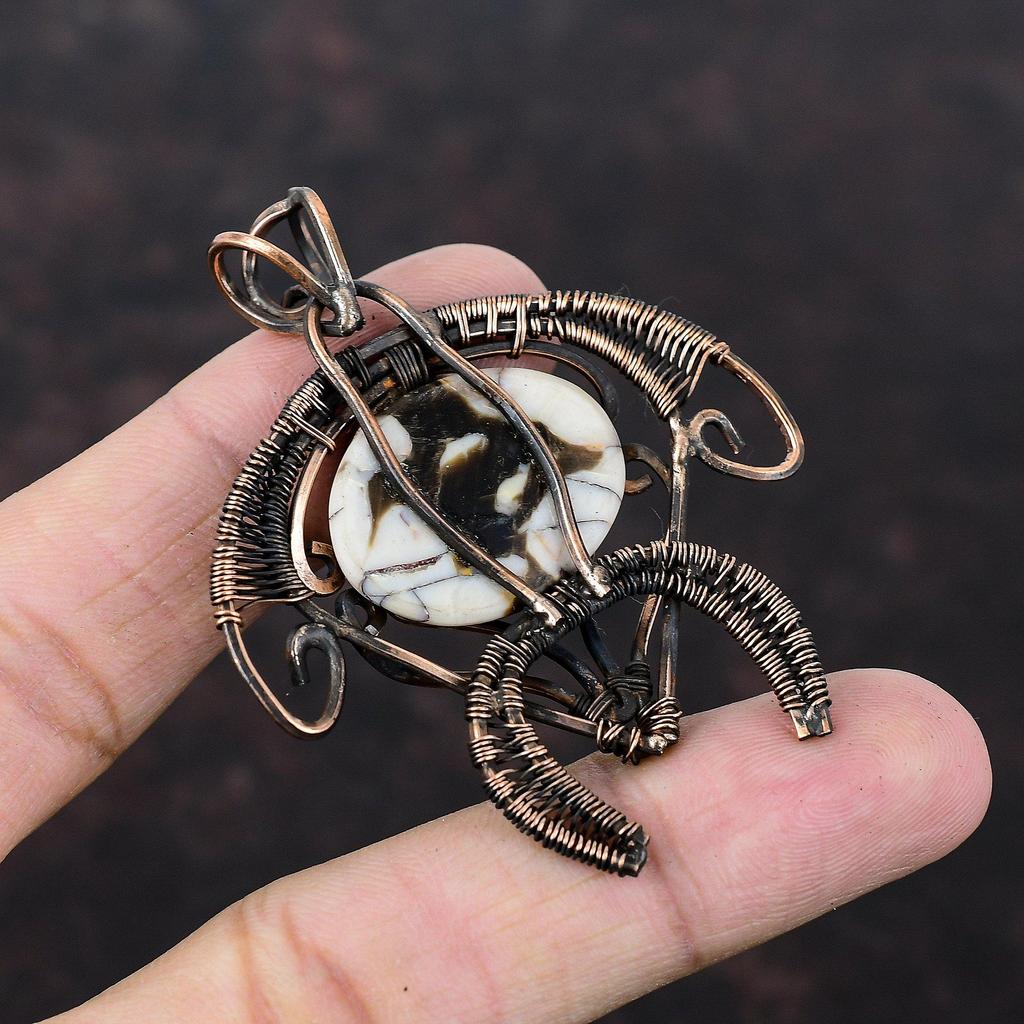 Подвеска из арахисового дерева и яшмы, медная проволока, обернутая подвеска, ювелирные изделия из драгоценных камней, подвеска в форме черепахи, медная проволока, ювелирный подарок для женщин, подвеска ручной работы