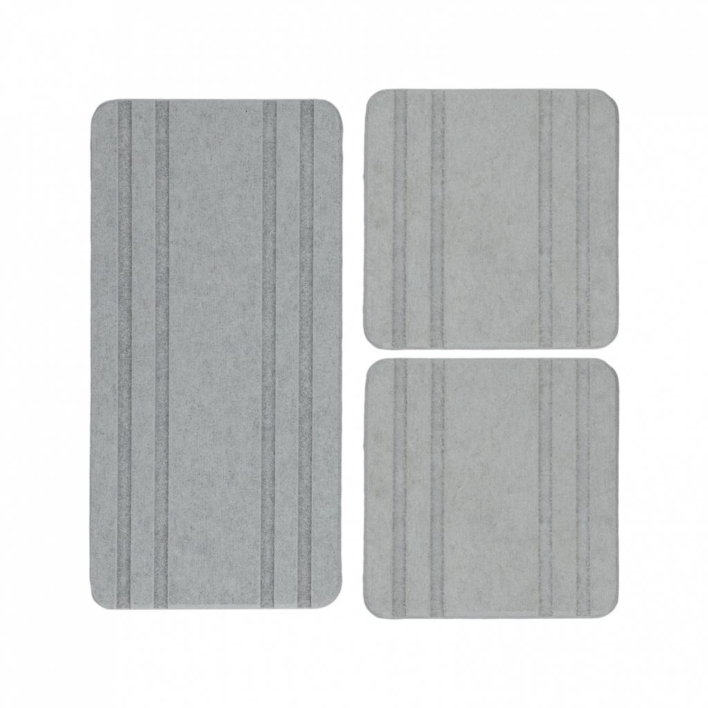 Набор быстросохнущих диатомитовых подставок для кухонных и ванных поверхностей