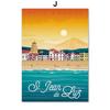 Colored Travel City Landscape Illustration Canvas Painting France Nice Paris Monaco Nantes Poster Nordic Art Wall Decor Unframed